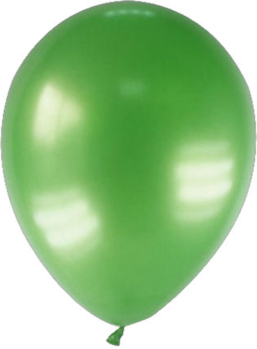 GLOBOLANDIA - 12 gemetalliseerde donkergroene ballonnen - Decoratie > Ballonnen